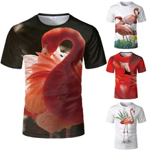 2019 Flamingo 3d T shirt Print Bird Animal Short Sleeve Summer Top Tees O-neck Flamingo Paintings Men T-Shirt Mens Fashion 2019 Flamingo 3d T shirt Print Bird Animal Short Sleeve Summer Top Tees O-neck Flamingo Paintings Men T-Shirt Mens Fashion
