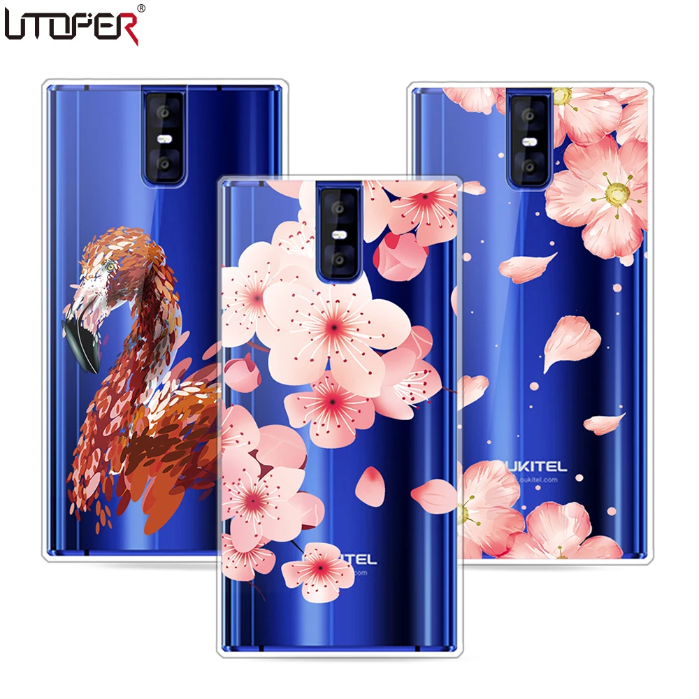UTOPER чехол для Oukitel K3 кремния мягкий Фламинго принципиально Y1 Lite Coque k3 4 ГБ 64 5 дюймов