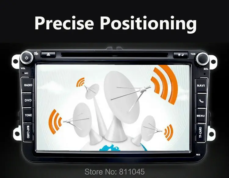 Discount 2015 NEW high quality 8Inch Car DVD For VolksWagen VW in dash With GPS Bluetooth Radio Tuner Touch Screen 5