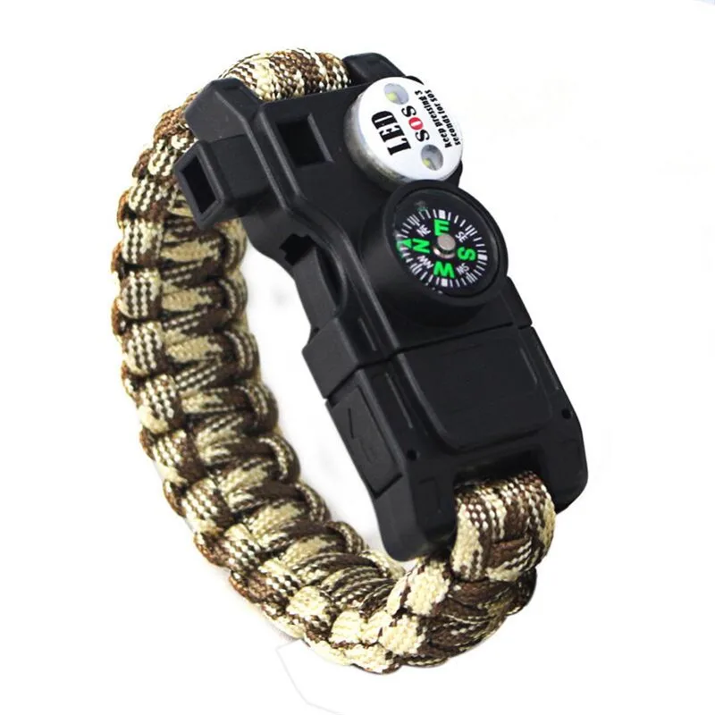الرجال سوار المنسوجة حبل متعدد الوظائف led العسكرية بقاء paracord سوار للرجال أدوات التخييم الطوارئ الرجال سوار المنسوجة حبل متعدد الوظائف led العسكرية بقاء paracord سوار للرجال أدوات التخييم الطوارئ