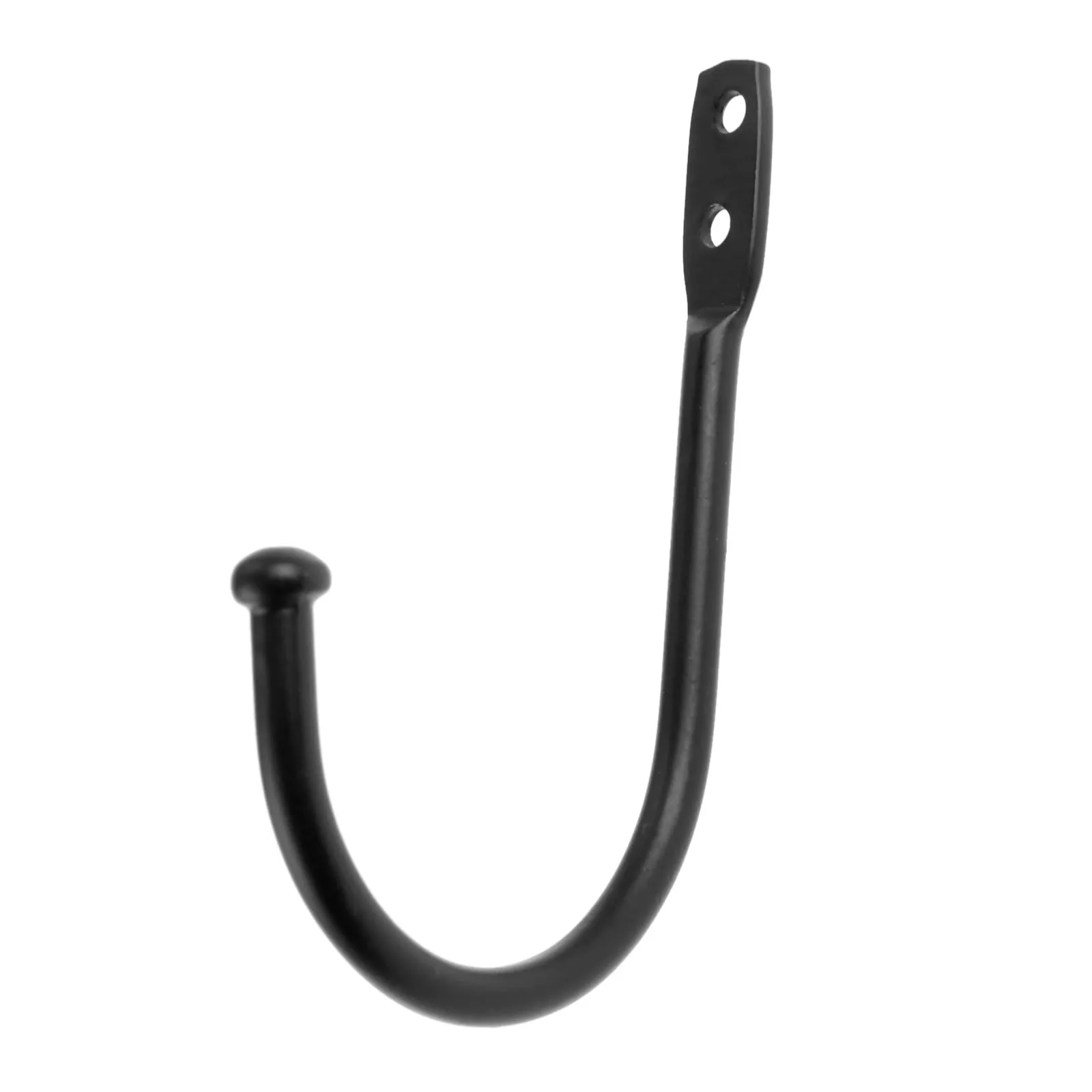 1Pc Black Alloy Vintage Hooks Wall Door Bath Coat Hook Hanger Pot Handbag Bag Hanger Bathroom Kitchen Furniture Hardware 79*53m