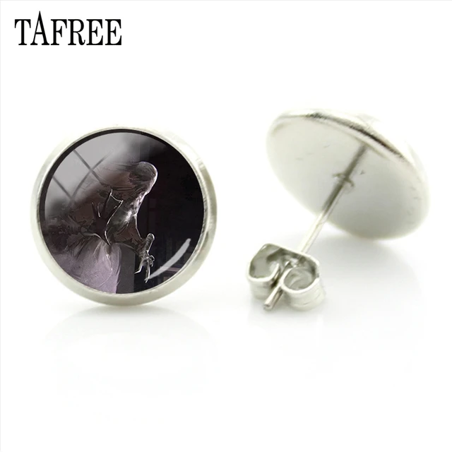 TAFREE Fashion Jewelry American Thriller TV Series Stranger Things Sliver Stud Earrings Women Party Decorations Earrings QF118 QF124