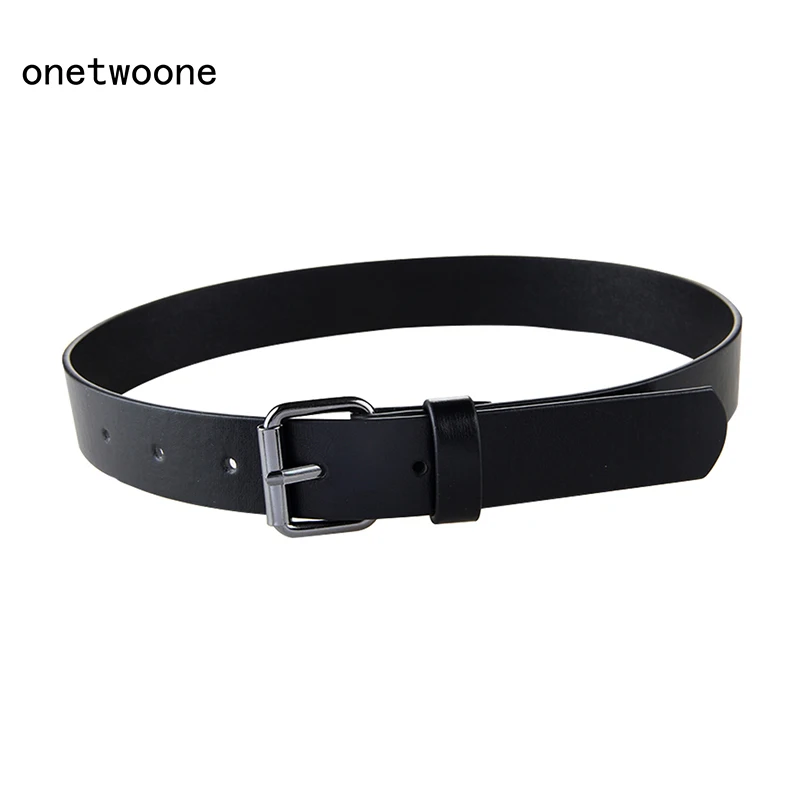 PU Belt For Student School Boys Waist Straps Teens For Jeans Pants Trousers 75cm 80cm 85cm kids fashion belt