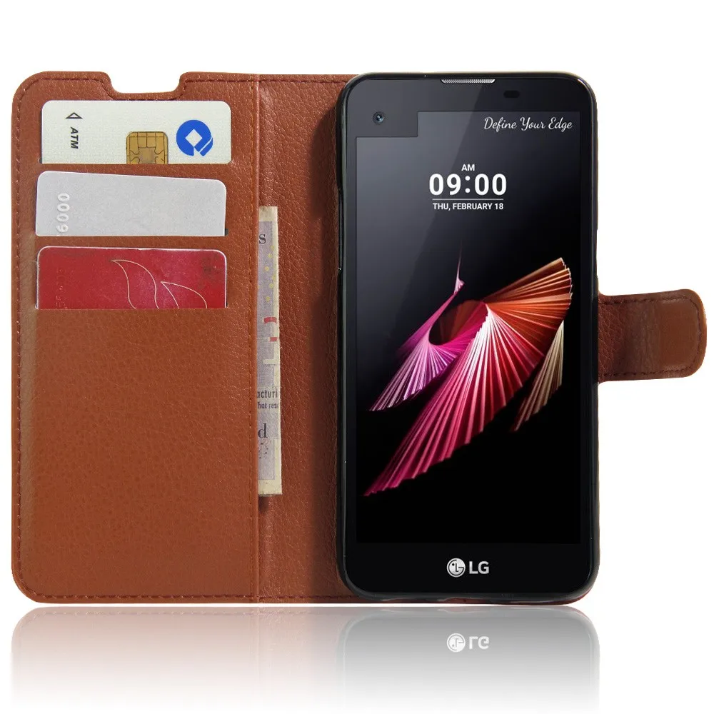 Флип-чехол для LG X screen K500, чехол, винтажный кошелек, кожаный чехол для телефона, чехол для LG X View K500 DS, чехол s, подставка, слот для карт