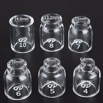 

Set Tig torch Stubby Gas Lens Glass Cup Welding Accessories Holder Tool