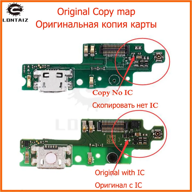 Для Xiaomi Redmi 4X Micro USB плата разъем порт зарядки док-разъем микрофон с гибким кабелем плата