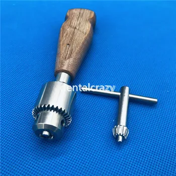 

High Quality Wooden Handle Orthopedic Bone Hand Drill Veterinary Orthopedic Instrument Tools