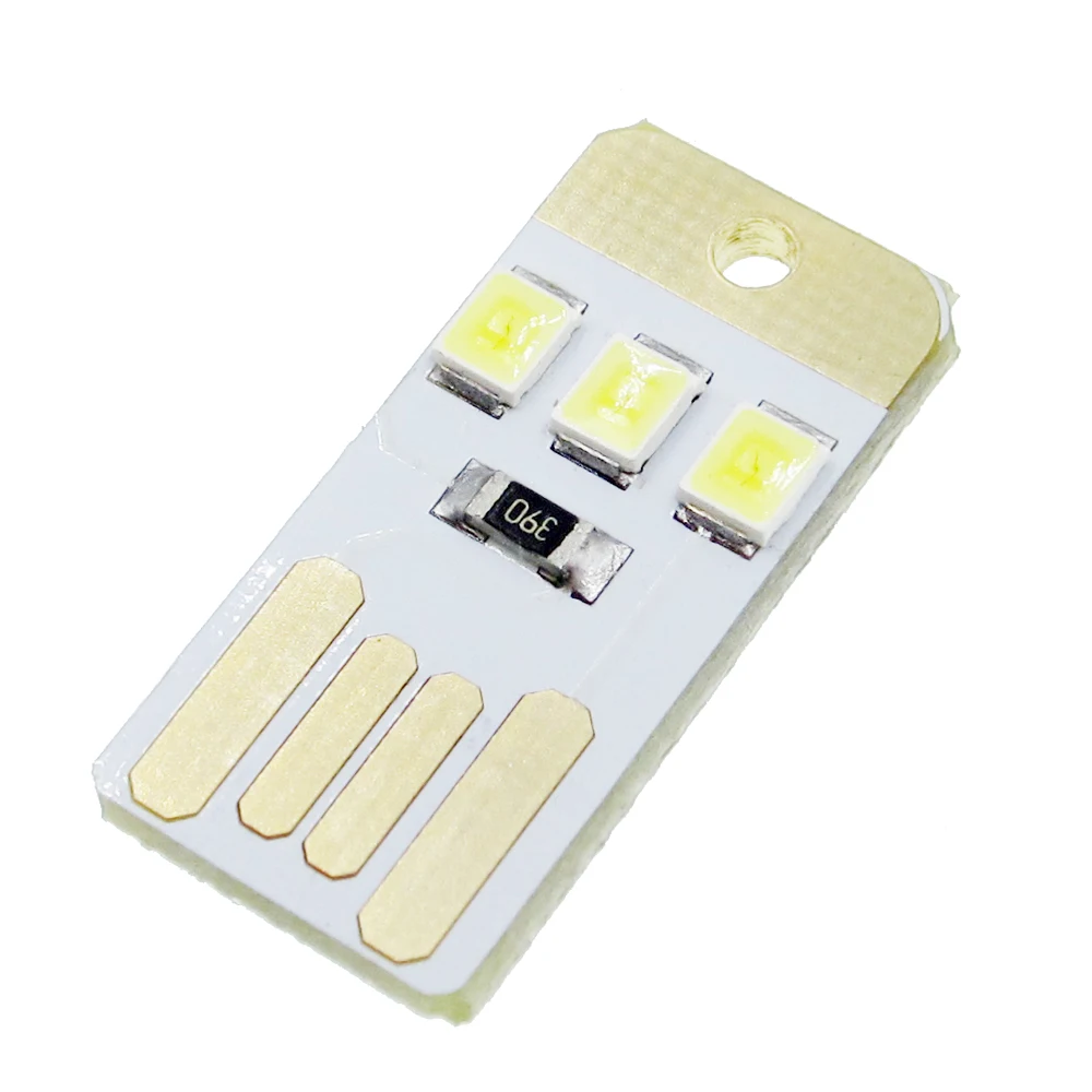 Mini Night USB LED Keychain Portable Power White Board 3