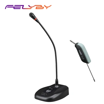 

FELYBY ES-380C Wireless Portable Plug Gooseneck Microphone for Computer Desktop PC Laptop Notebook