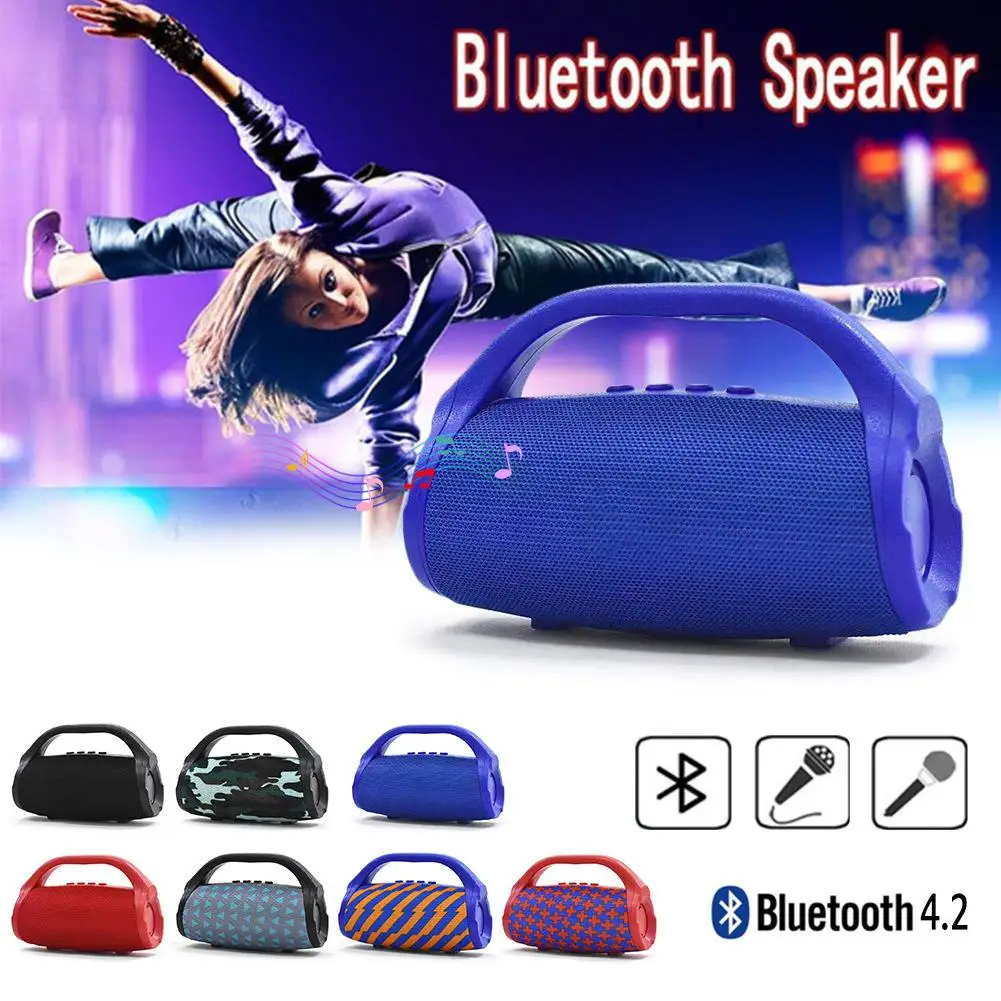 

BS118 Bluetooth Speaker Dual Loudpeakers Subwoofer Outdoor Portable Plug-in Card Mini Bluetooth Speaker