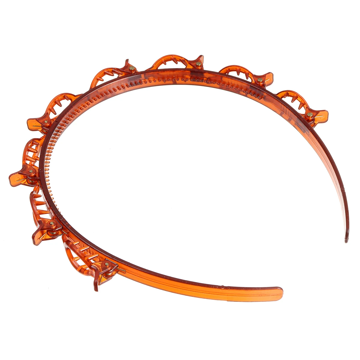 

Women Section Hair Braid Hairband Headband with Clip Hairstyling Tool Hair Accessory