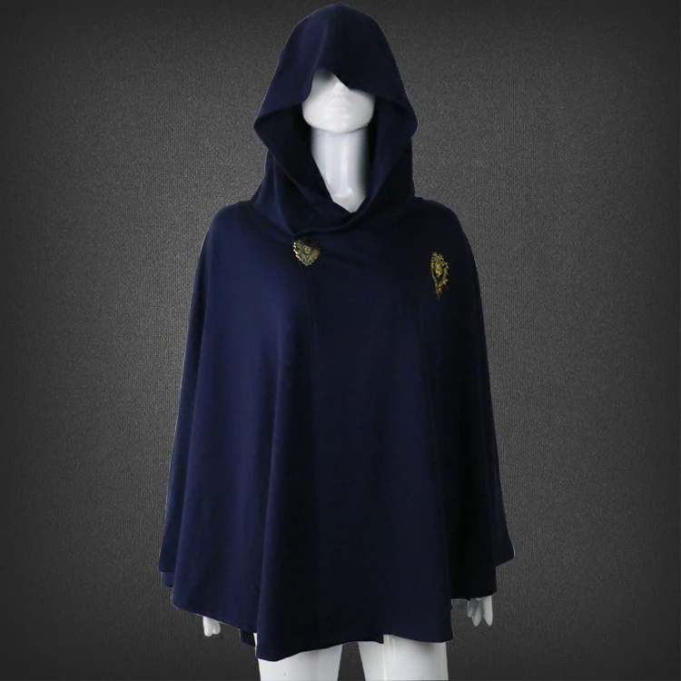 

[STOCK] 2018 Game WOW Alliance Shirt Cloak Shawls Cotton Embroidery Poncho Cosplay Costume For Halloween Free Shipping New.