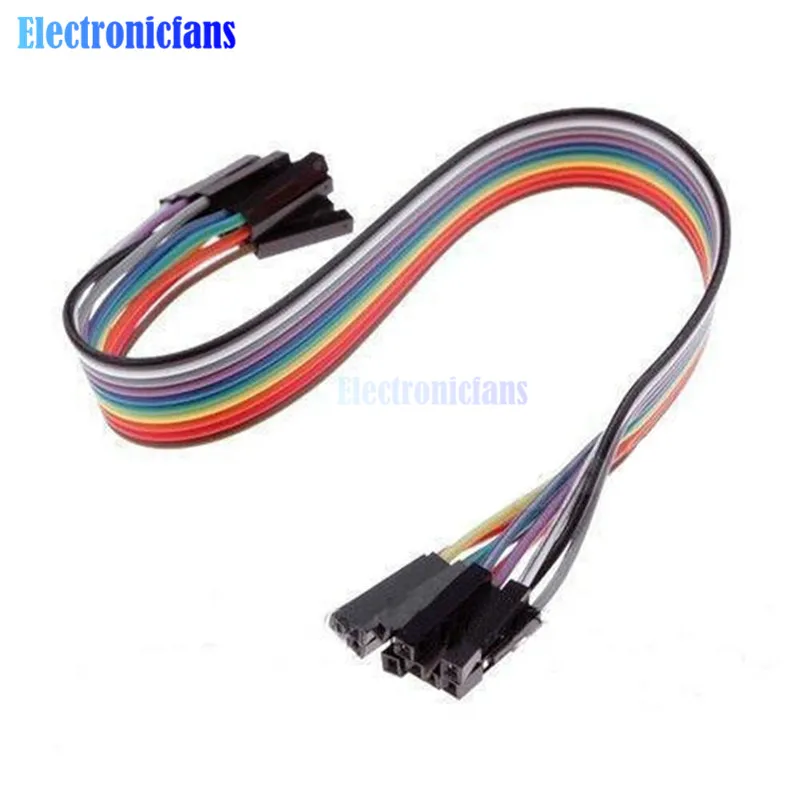 

1PCS 10 root dupont Wire Cables 2.54mm 20cm 1P-1P Female to female for Arduino