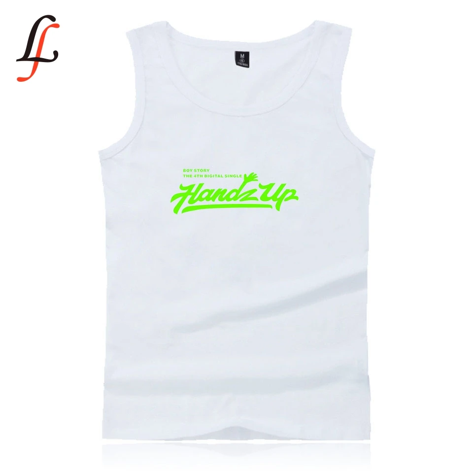 Casual Tank Top Sleeveless Vest Boystory Print Bodybuilding Gymclothing Tank Tops Summer Male fitness Men/Women BAMBAM