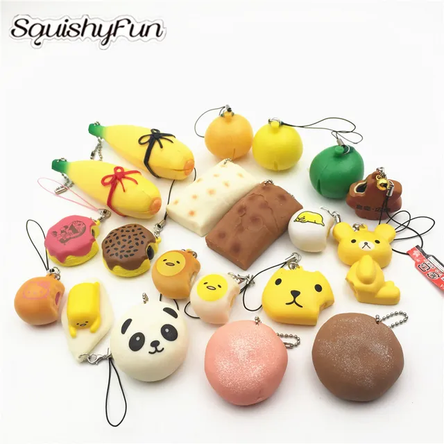 20Pcs/Lot Wholesale Squishies Slow Rising Toys Mixed