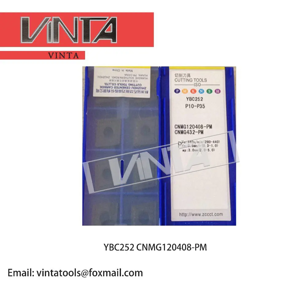 Высокое качество YBC152 YBC252 YBD252 YBD152 YBC151 YBC251 YBD102 YBC351 CNMG 120408-PM ЧПУ твердосплавный Токарные Пластины