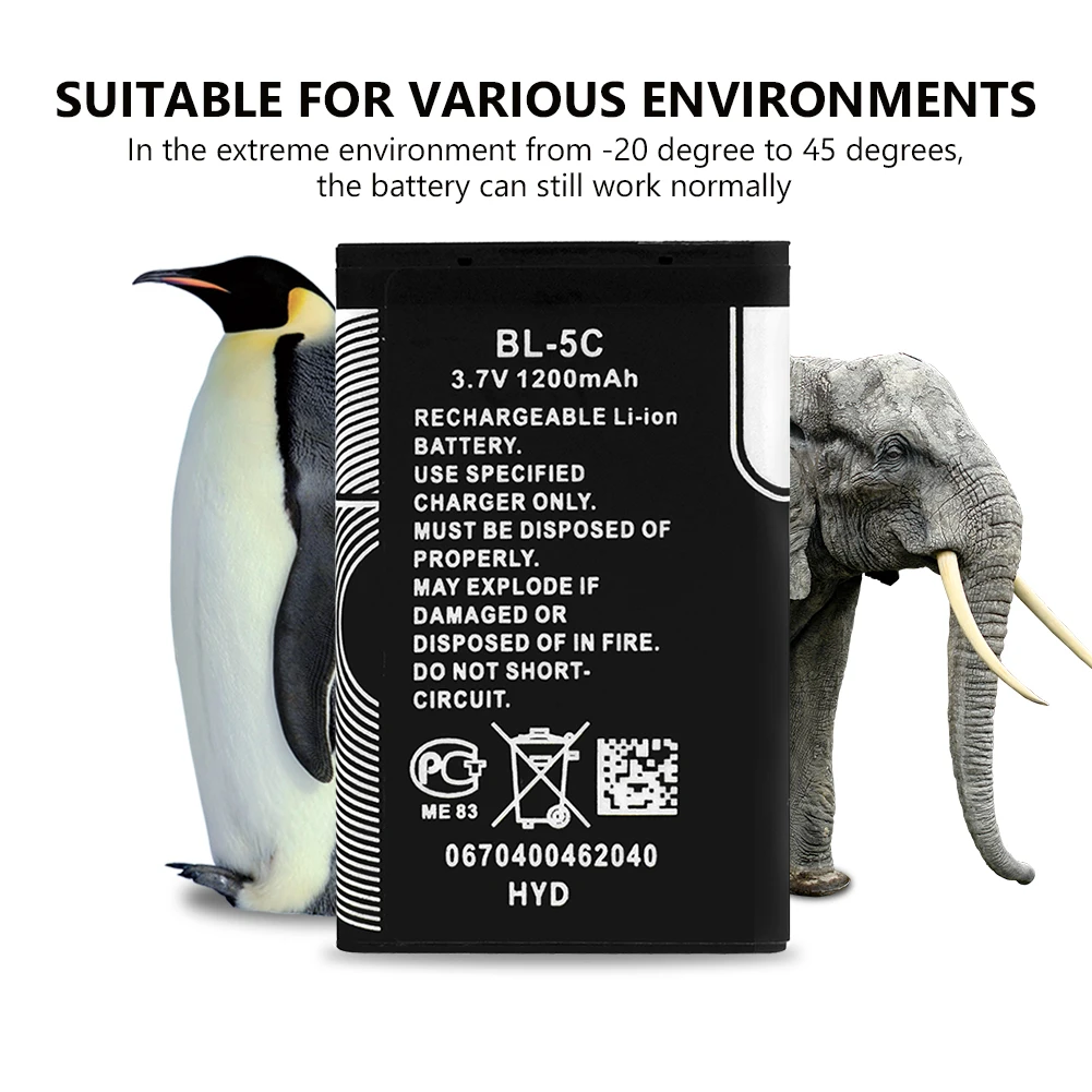 Batterie Originale Nokia BL-5C - Neuf - Pour 6230, 6270, 6600 Et Beaucoup D'autres