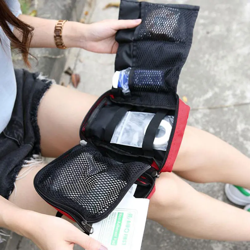 Person Portable Outdoor Waterproof First Aid Kit Bag For Family Travel Home Car Survival Emergency Kits Medicine Chest Treatment