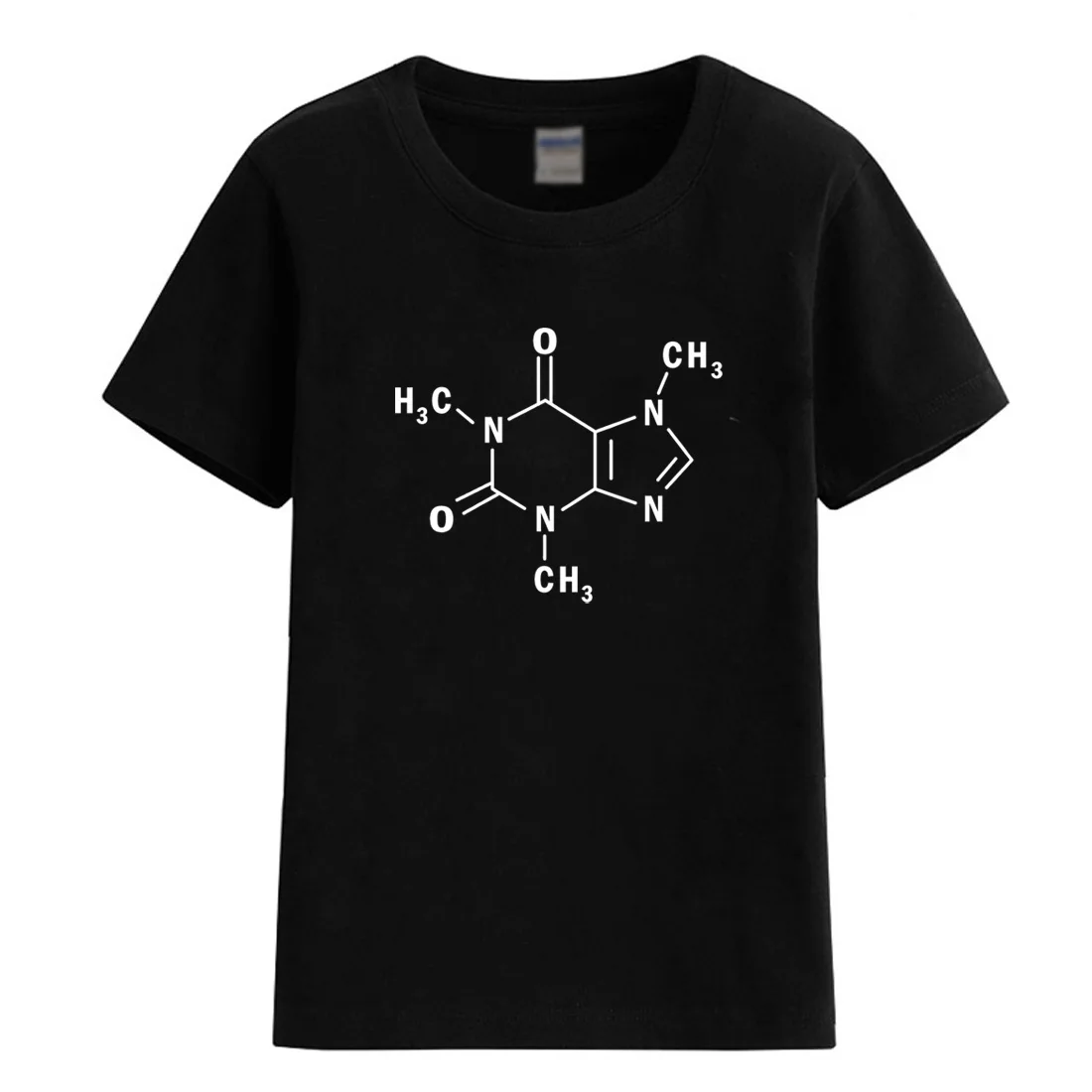 2018 детская футболка летние Теория большого взрыва знаменитые футболки для девочек кофеина Валовая формула Шелдон футболка для мальчиков