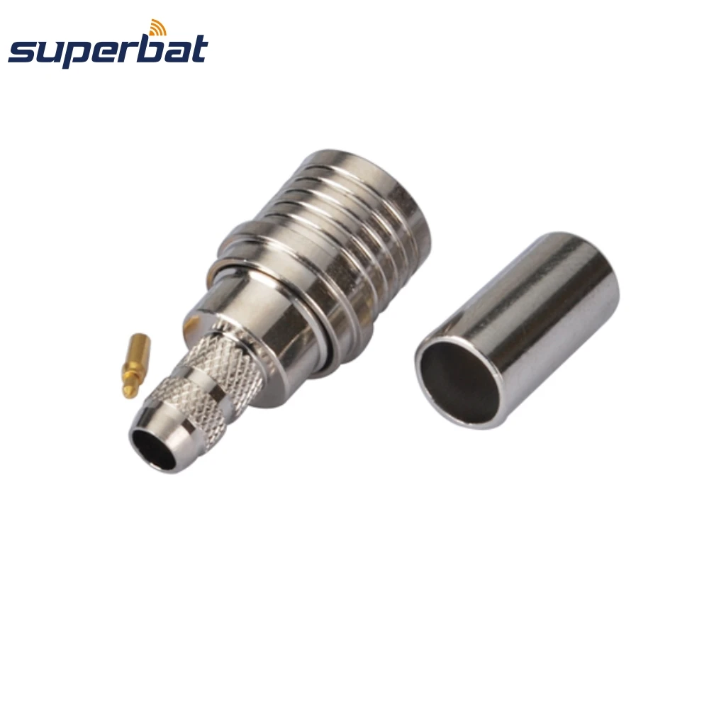 Обжимной соединитель Superbat QMA для коаксиального разъема RG58 RG400 RG142 LMR195 RF|connector|qma