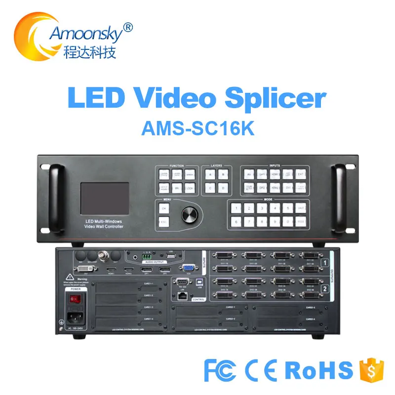 

16K multi window processor 3840*2160 like support 16 linsn ts802d Seamless splicing Splitting for High Resolution LED Screen