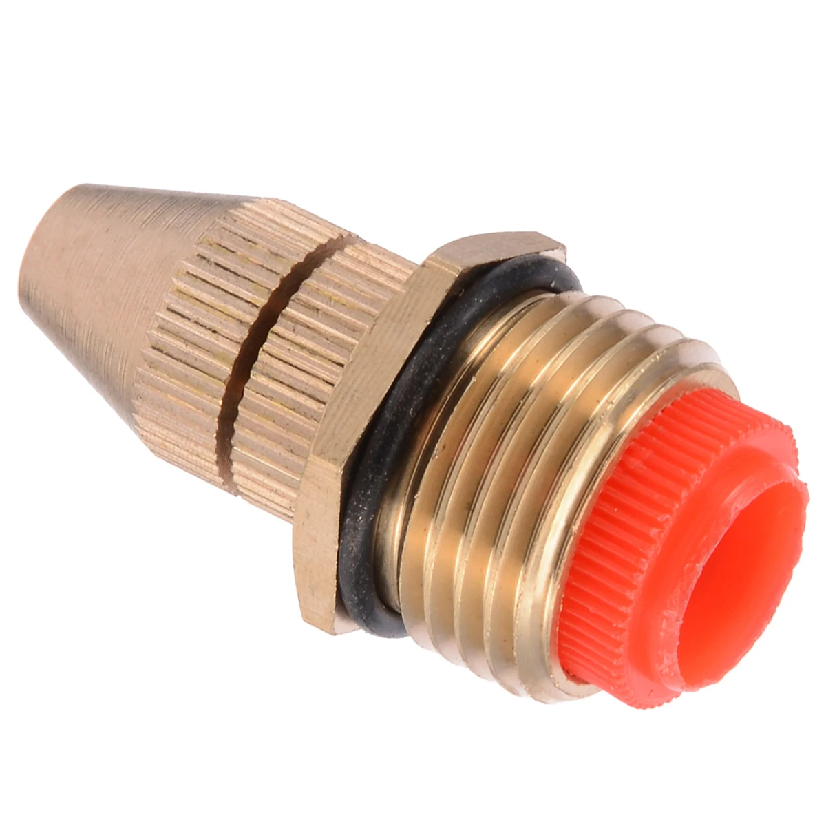 1/2 Inch Brass Water Spray Nozzle Adjustable Garden Sprinkler Lawn Atomizing Water Spray Nozzle Watering Head