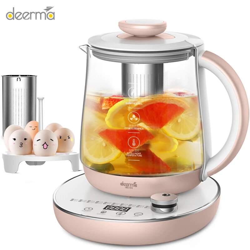 

1.5L Health Pot Water Kettle Electric Glass Fully Automatic Multifunction Stainless Steel Electro-thermal