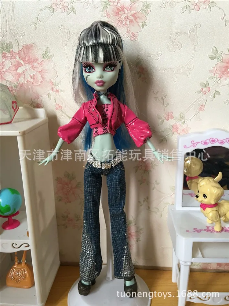 Модная детская кукла bjd, аксессуары, игрушки, подарок для девочек, Одежда для куклы, праздничное платье, повседневный костюм, для кукол Monster High, 1/6 113