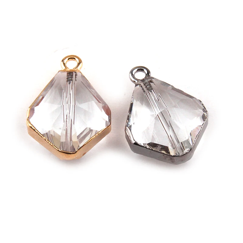 

Fashion Drop Glass Crystal Link Pendant Charm For Making Jewelry