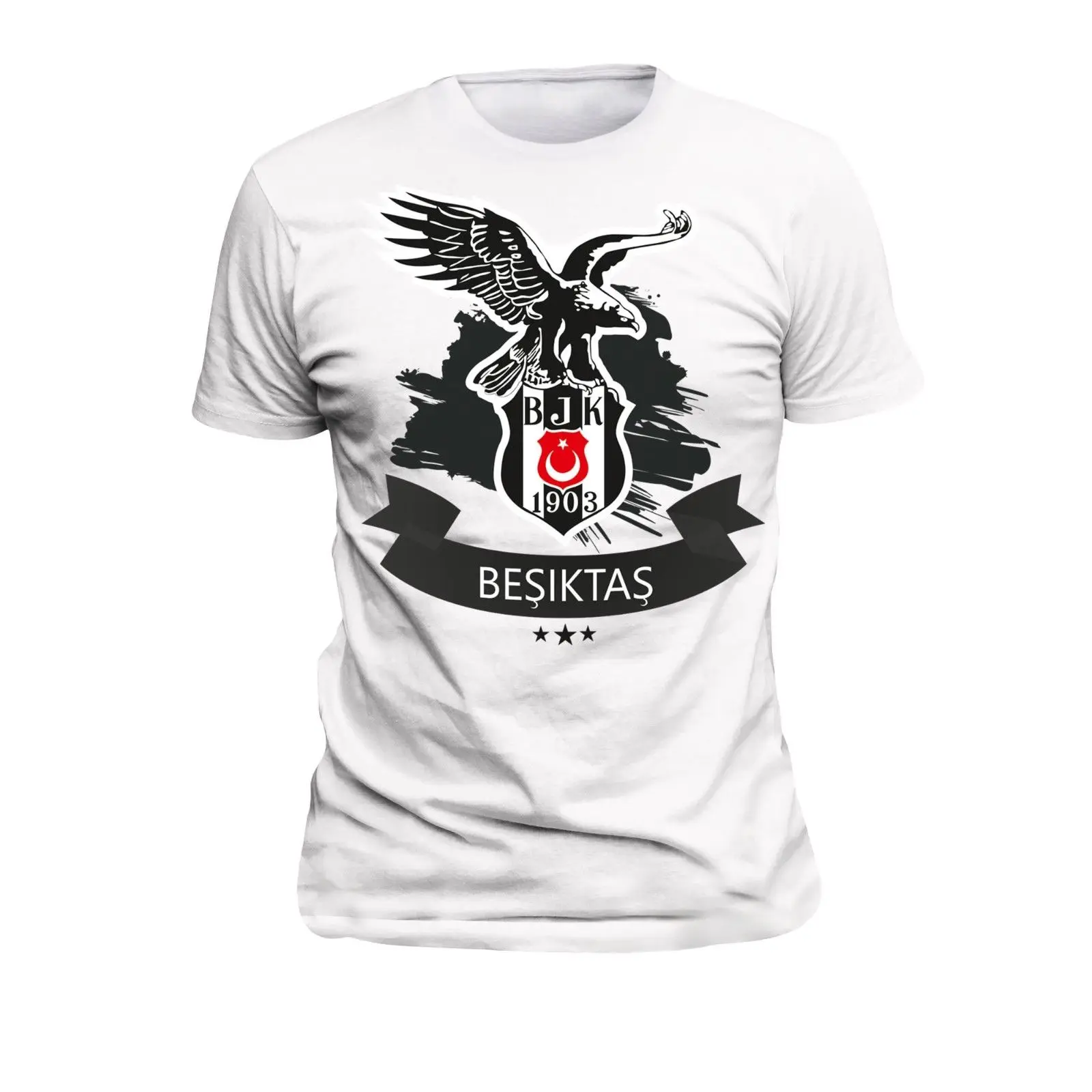 2019 Новая летняя крутая футболка Новинка с короткими рукавами Besiktas из хлопка хит