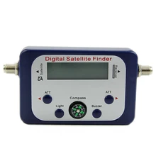 Numérique LCD Satellite Finder Sat Finder Signal Force Meter Ciel Plat Freesat Bleu