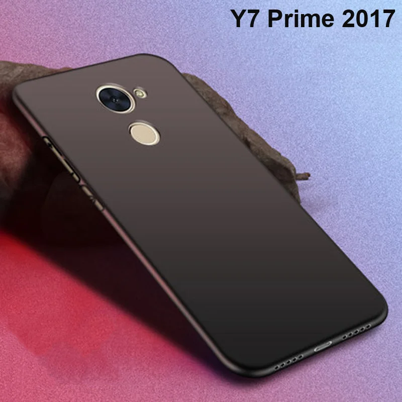 

Soft Silicone Case For Y7 Prime 2017 Capa Cover Matte TPU Skin Slim Protective Cases For Huawei Y7Prime Cover Phone Bags Shell