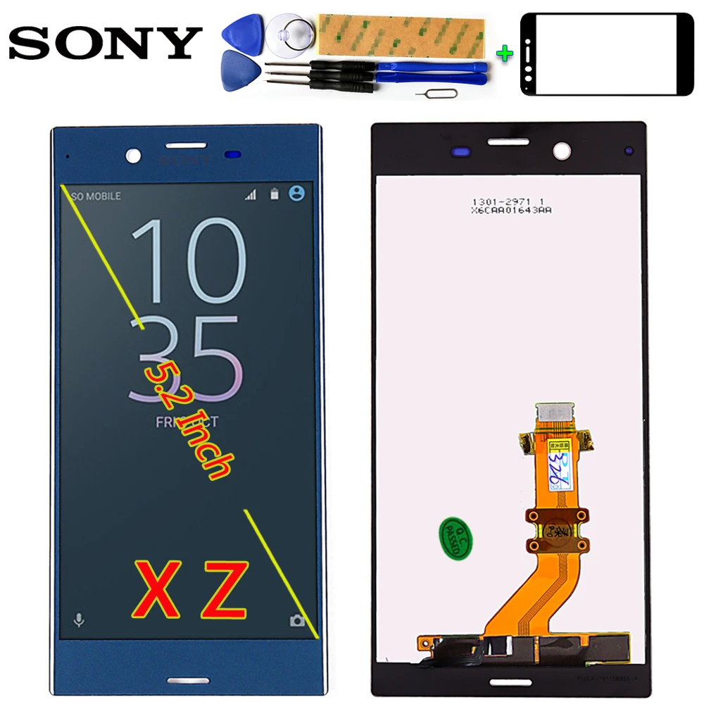 

SONY 5.0 inch Touch Screen For SONY Xperia XZ F8331 F8332 LCD Display Digitizer Sensor Assembly Replacement Parts Free Tools
