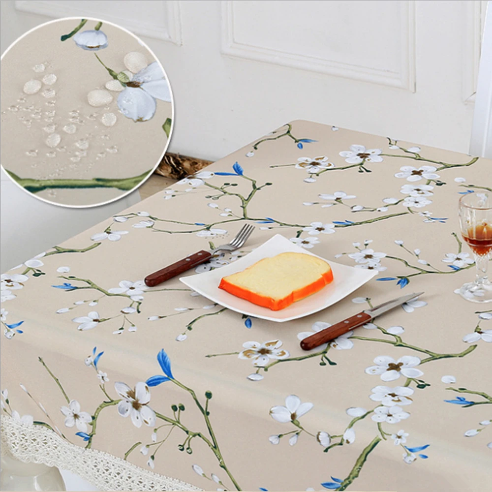 New tablecloths waterproof and oil resistant cloth art tablecloth