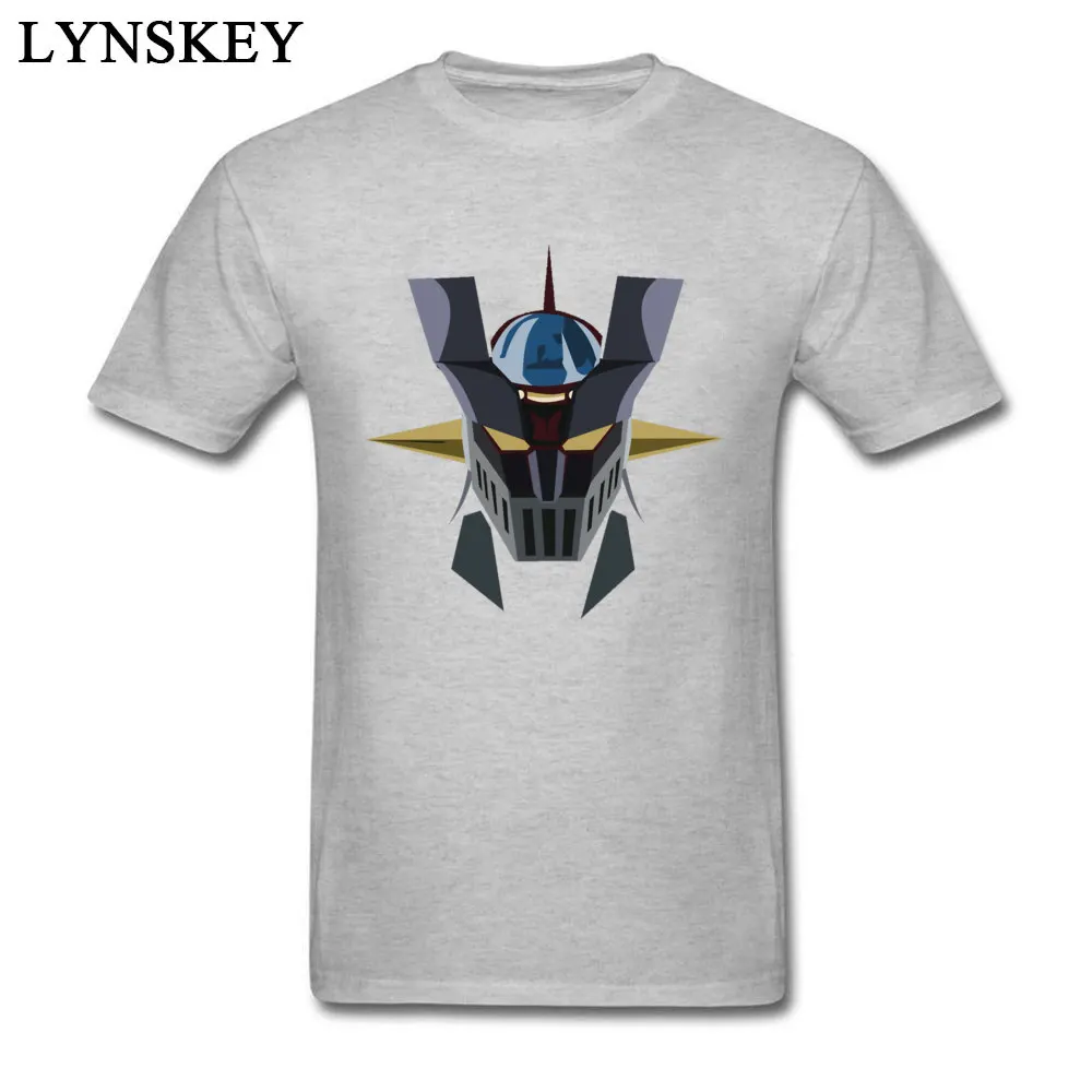 Весна 2018 аниме Mazinger Z мультфильм футболка мужская крутая Размер S XXXL