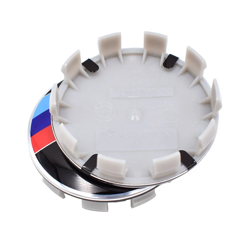 

4pcs Plastic for BMW Car Racing Hub Caps Emblem Badge Logo Wheels Center Cap for BMW cover stickers for rims Hubcap free ship