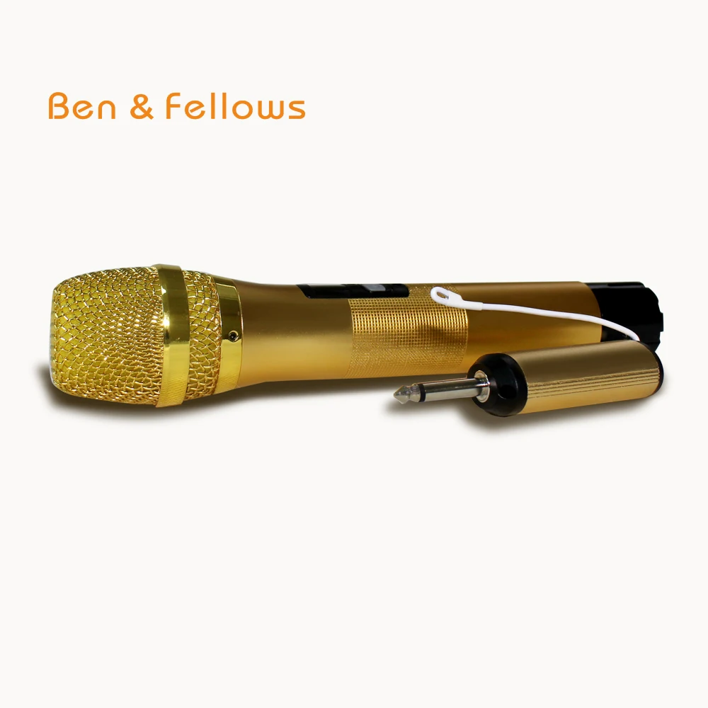 

Ben & Fellows Professional UHF Portable Wireless Handheld Microphone USB Portable with Receiver