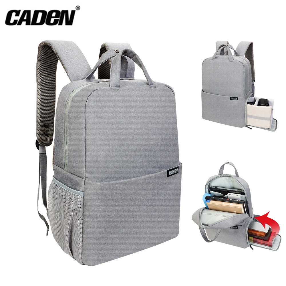 

CADEN L5 L5-S Camera Bag Multi-function Shockproof Waterproof Bag Backpack Laptop for Canon Nikon Sony DSLR Camera School Travel