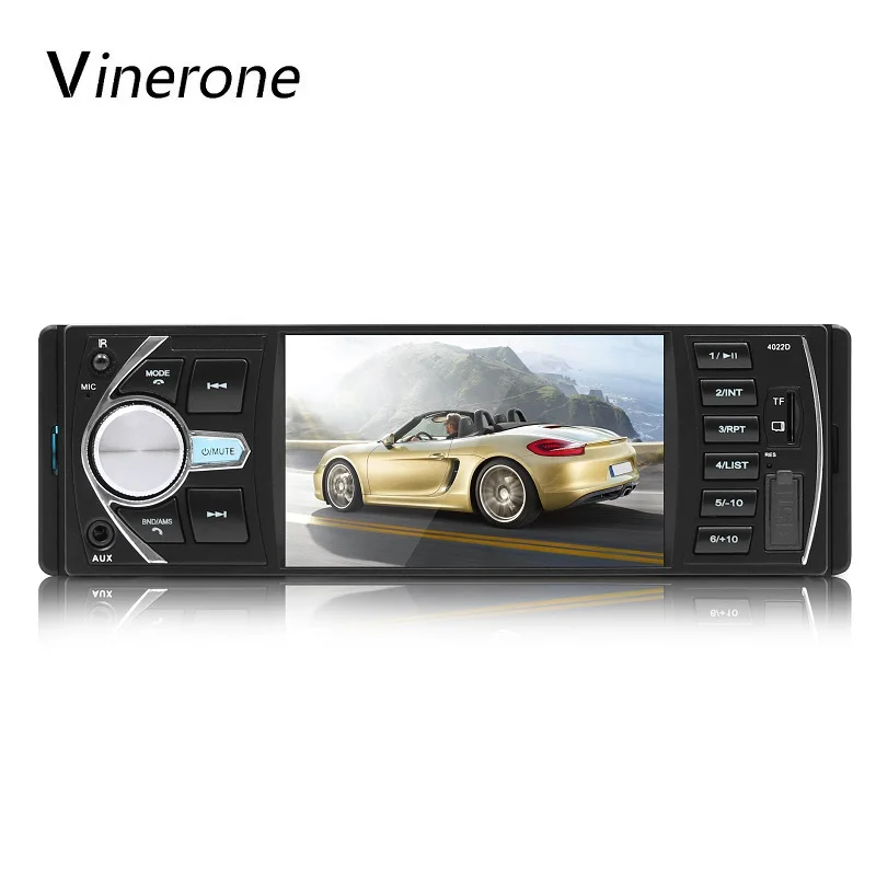 

Vinerone Car Radio Car Stereo Bluetooth Car Audio Player 4x60 USB AUX FM MP3 Auto Radio Support Rear View Camera Autoradio 1din