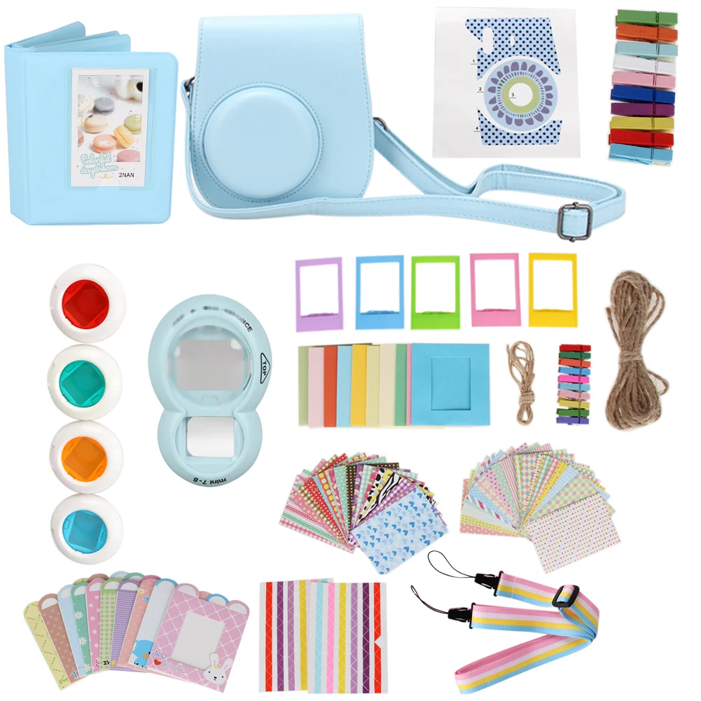 11 in 1 Instant Film Camera Album Bundles Set Camera Bag Album Filters Frames for Fujifilm Instax Mini 8 Camera Accessory camera : image 11 in 1 Instant Film Camera Album Bundles Set Camera Bag Album Filters Frames for Fujifilm Instax Mini 8 Camera Accessory camera