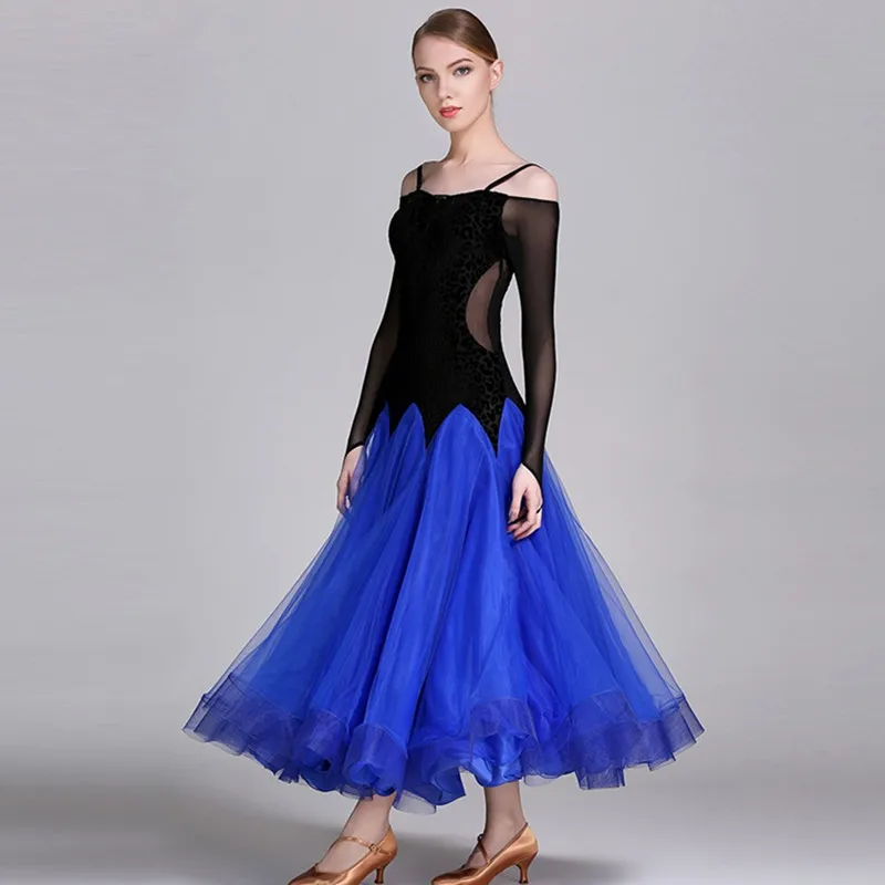 Платья для конкурса бальных танцев танцевальные Бальные платья для вальса стандартные платья для танцев стандартная одежда для бальных танцев Foxtrot