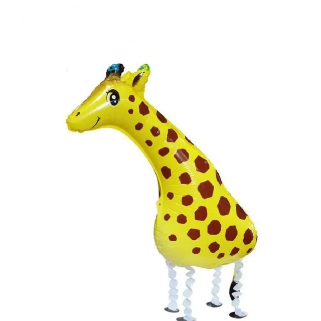 

91*39cm Cute Walking Giraffe Balloons, Pet Animal Foil Balloons, Giraffe Ball, Party Birthday Decoration Baby Kids Gift Toys