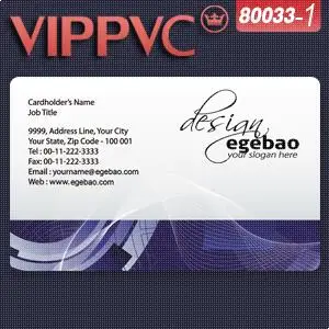 

80033-1 business cards templates free for Card Design of white plastic PVC Card