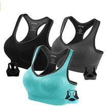 Высокие ударные стельки для женского спортивного бюстгальтера поддерживают фитнес-зал йоги