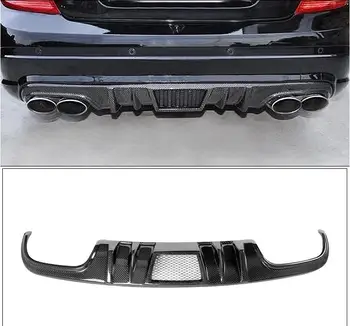 

Carbon fiber Rear Bumper Lip Spoiler Diffuser Cover For Benz W204 C-Class C63 C180 C200 C260 C300 2012 2013 2014 BY EMS