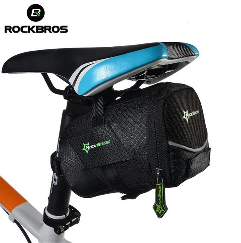 

RockBros Cycling Bicycle Rear Seat Bag Pannier Bike Saddle Pouch Saddle Bag Cycling Rear Seat Tail Bag