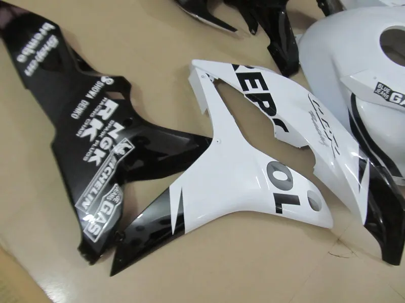 Комплект обтекателей для мотоцикла CBR600RR F5 07 08 CBR 600RR 2007 2008 CBR600 ABS белые и черные