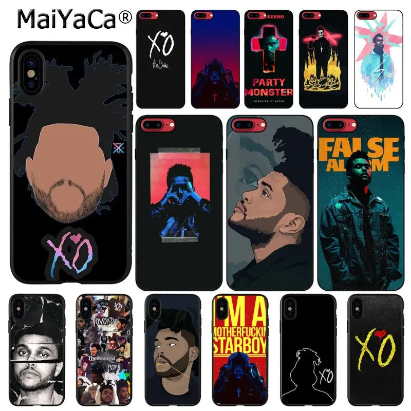 

MaiYaCa New The Weeknd Starboy Pop Singer Phone Case For iphone 11 Pro 11Pro Max X XS MAX 6 6s 7 7plus 8 8Plus 5 5S SE XR