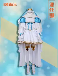 Японского аниме меч Книги по искусству интернет Юки Асуна синтез белый свадебное платье красивая женщина платье