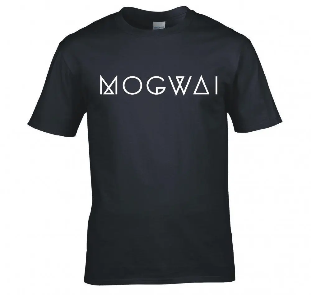 2016 Новинка короткий рукав Повседневное футболка Mogwai логотип maglietta Nuova Новый 2017